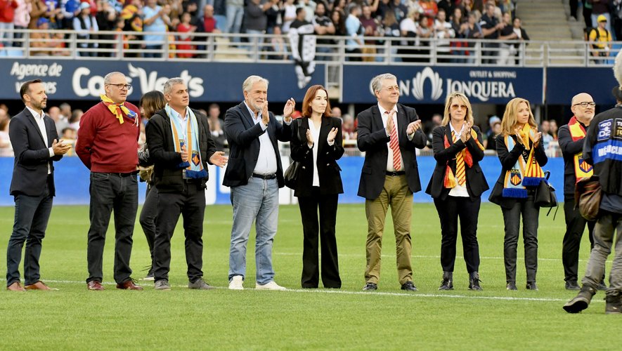 Inondations en Espagne : en présence de la penya de Valence, l’USAP rend hommage aux victimes et aux sinistrés avant le match contre Vannes