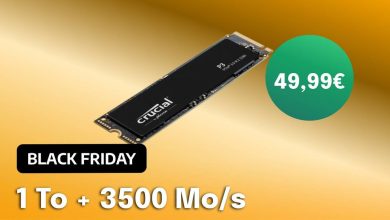 Le SSD Crucial P3 1 To est à 49,99€ pour le Black Friday !