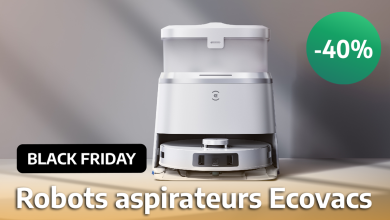 Aspirateurs robots Black Friday : jusqu’à 40% de réduction sur une grande marque