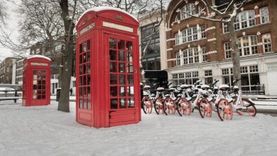 L’hiver arrive soudainement en Angleterre : neige sur les plaines et vents glacials