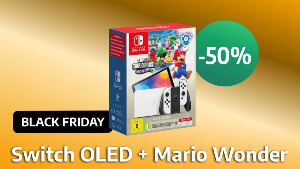 Black Friday : Nintendo Switch OLED + Super Mario Wonder en super soldes !