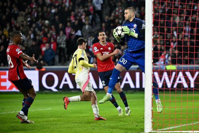 premier ballon de qualification pour Lille à Bologne (Ligue des Champions)