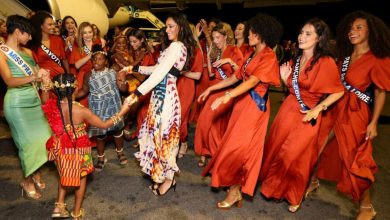 les Miss arrivées en Côte d’Ivoire pour leur voyage de préparation, Miss Guyane met le feu au tarmac