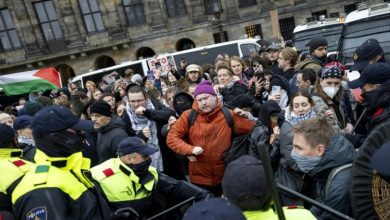 Amsterdam : des dizaines d’arrestations lors d’une manifestation pro-palestinienne interdite : Actualités