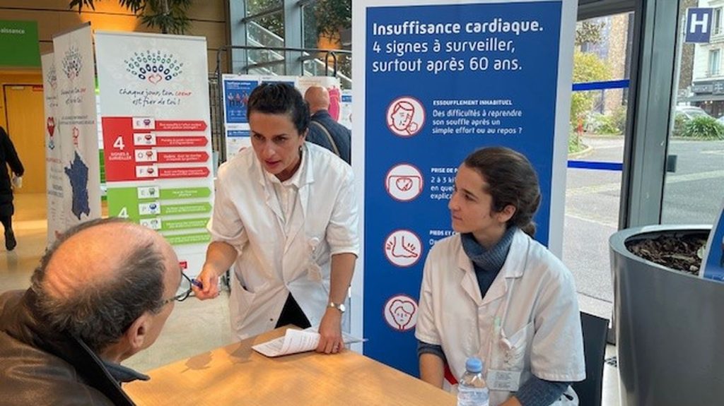 une campagne de dépistage de l’insuffisance cardiaque organisée dans plusieurs hôpitaux français