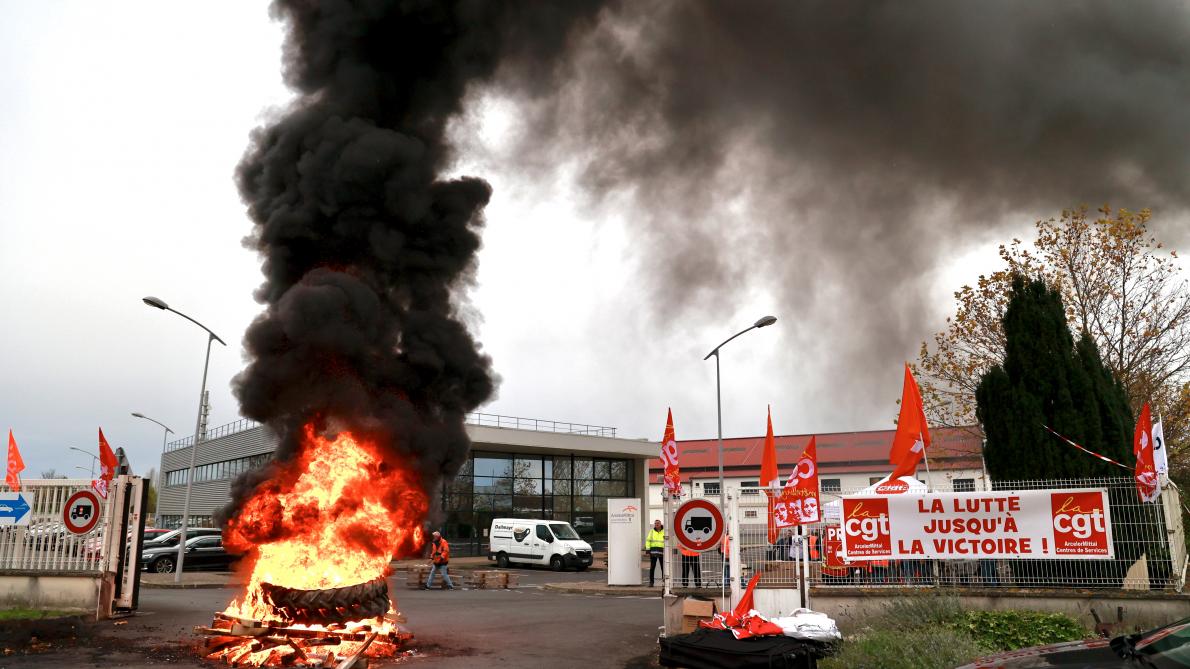 Journée de négociations et de mobilisation chez ArcelorMittal, à Reims