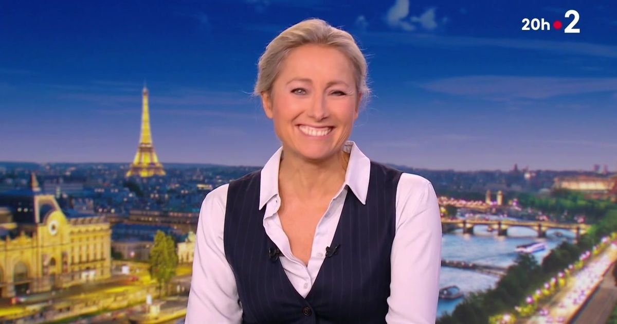 « Pardon… » : Anne-Sophie Lapix éclate de rire en direct du « 20 Heures » de France 2 après une transition délicate