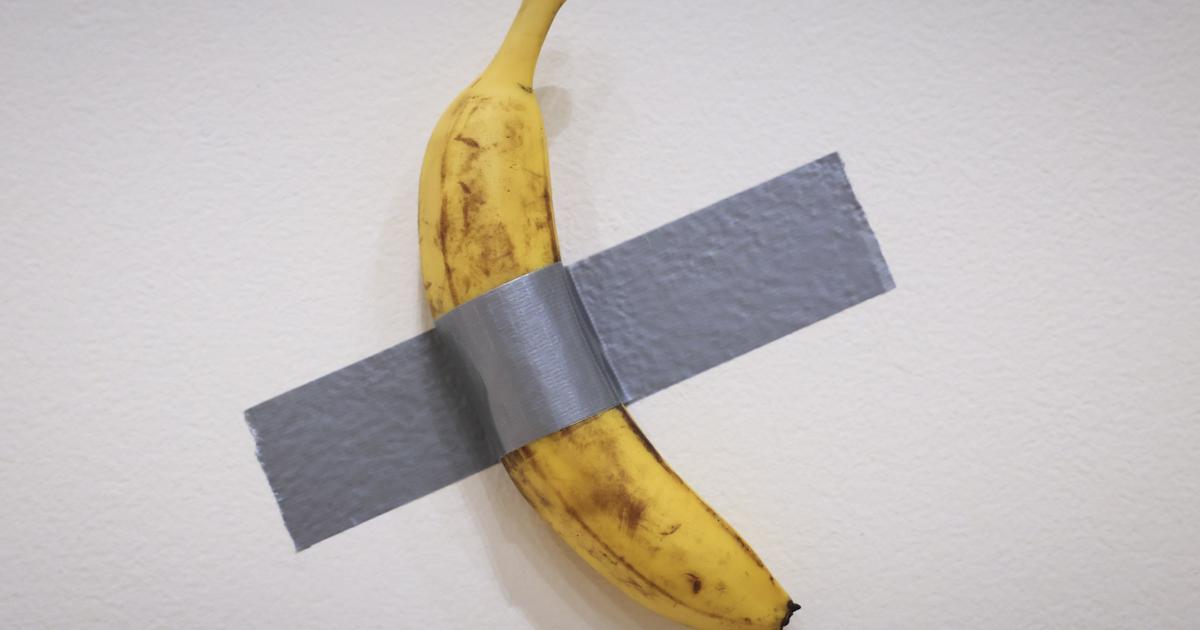 La banane de Maurizio Cattelan, proclamée œuvre d’art, vendue pour 6,2 millions de dollars à New York