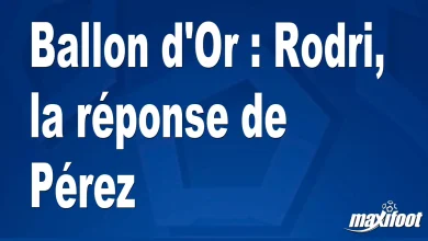 Ballon d’Or : Rodri, la réponse de Pérez – Maxifoot