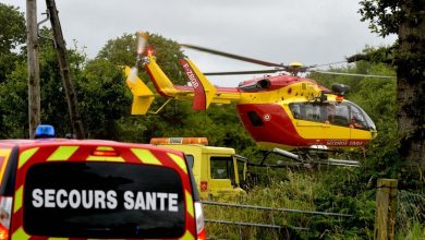 un enfant et un homme grièvement blessés