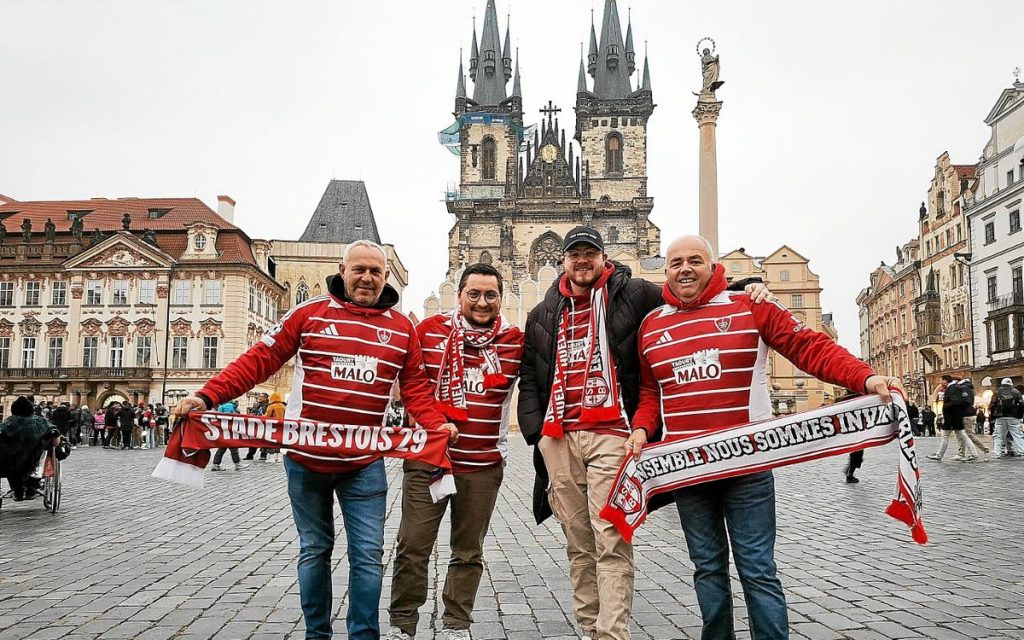 « On est fous » : leur avion annulé, ces supporters du Stade Brestois ont dû rouler 16 heures pour rejoindre Prague !