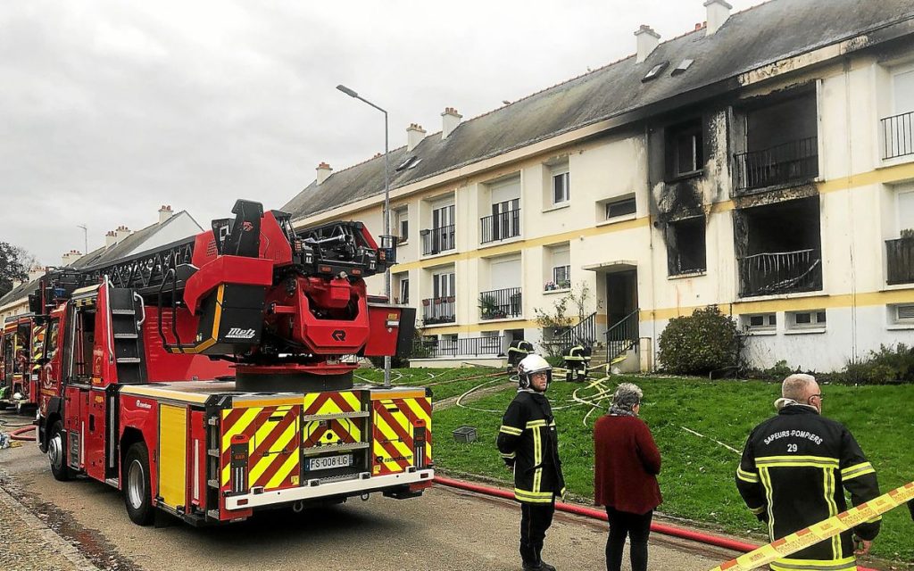 A Douarnenez, deux morts dans l’incendie d’un appartement