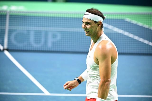 Rafael Nadal en forme à l’entraînement contre Carlos Alcaraz avant la finale de la Coupe Davis