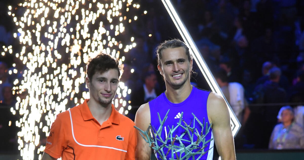 Ugo Humbert s’est consolé de sa défaite en finale dans les bras de son magnifique partenaire, également joueur de tennis.