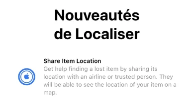 une nouvelle option AirTags qui va déplair aux voleurs