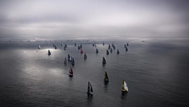 Foule immense, Capitaine Crochet et larmes des marins… les plus belles images du départ