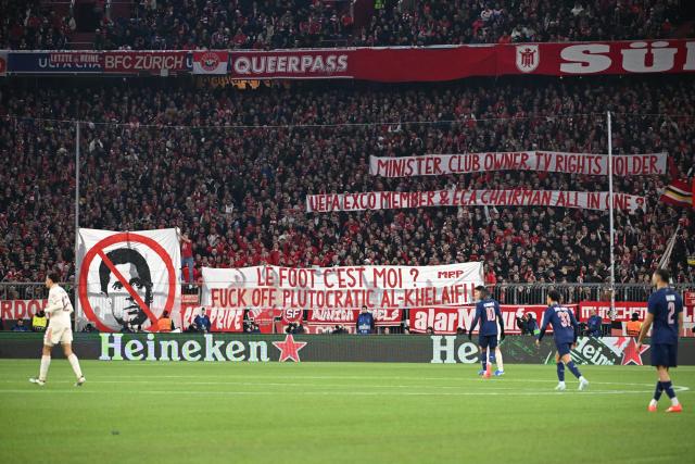 Le Bayern Munich s’excuse pour les banderoles contre le président du PSG, Nasser al-Khelaïfi