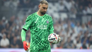 Gianluigi Donnarumma dans le but du PSG contre l’Atlético (Football)