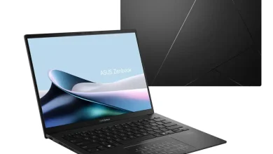 Promo 929 € Asus ZenBook 14 UM3406HA-DRQD032W, PC portable 14″ OLED DCI-P3 Aluminium Noir Haute Fidélité multimédia nomade créateur 9h Ryzen 7 8840HS SSD 1 To