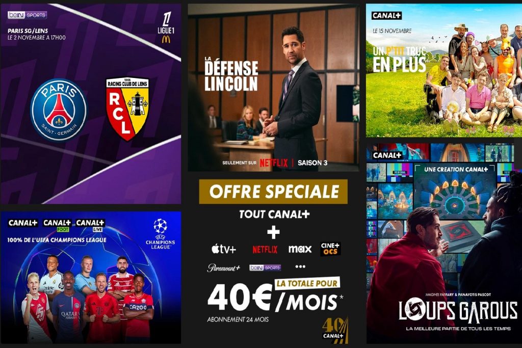 Canal+ a 40 ans ! Il sort une offre FOLLE, avec tout le streaming et le sport pour 3x rien 😱