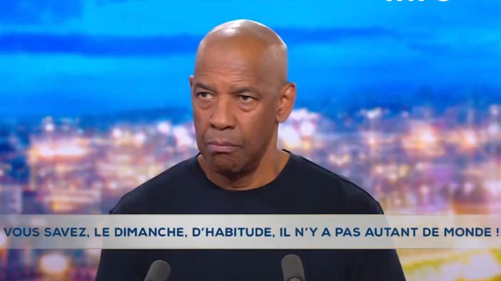 Denzel Washington : son attitude dans les coulisses du JT de TF1 fait beaucoup réagir les internautes ! (VIDÉO)