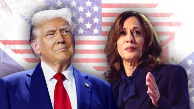 suivez les premiers résultats du duel entre Donald Trump et Kamala Harris