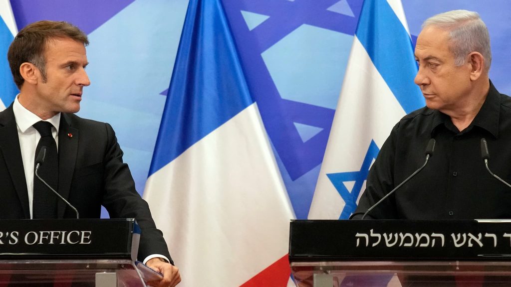 Benyamin Netanyahu a exprimé sa colère envers Emmanuel Macron