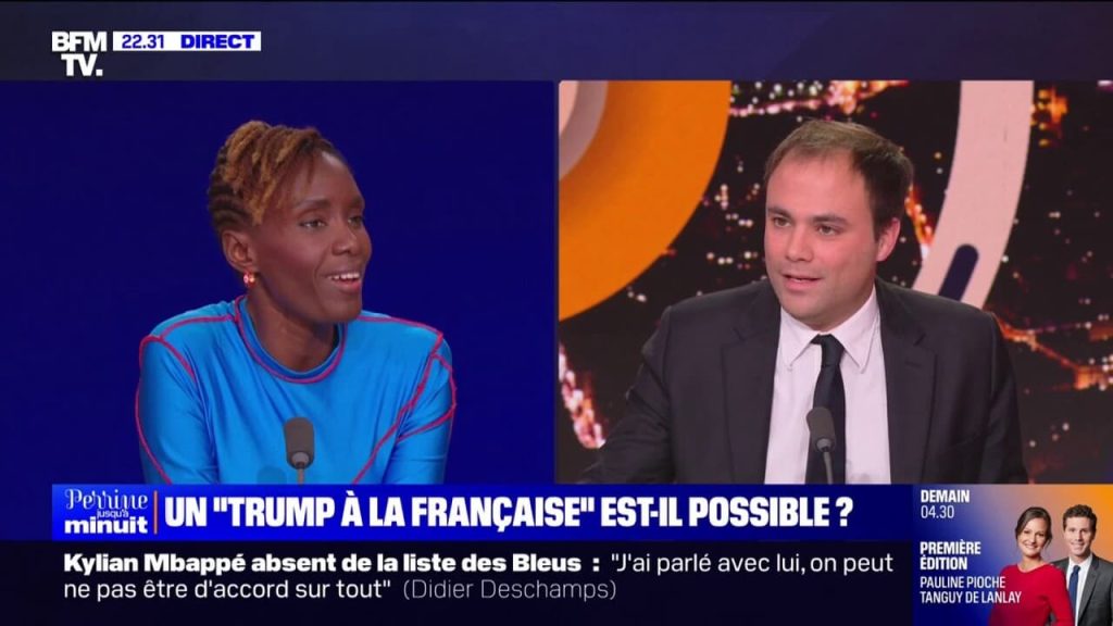 « Il a tenu ces propos » : échange tendu entre Rokhaya Diallo et Charles Consigny à propos des propos de Donald Trump sur les femmes – BFMTV