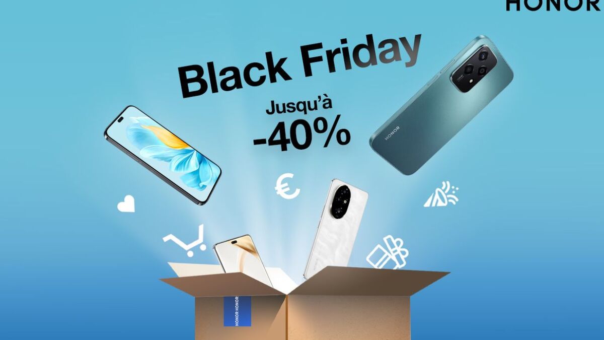 C’est le Black Friday for Honor : jusqu’à 250 euros de réduction sur ces 3 smartphones