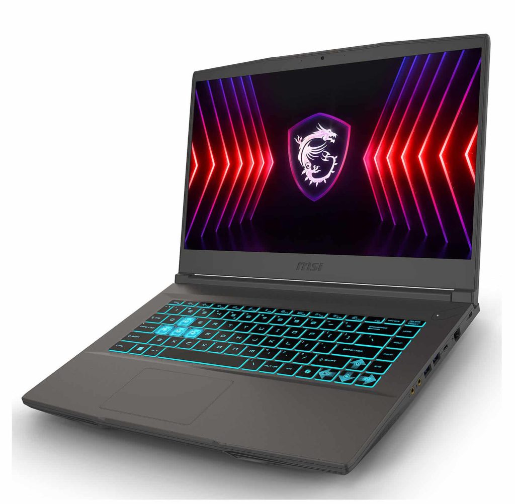 MSI Thin 15 B13VE-2282FR, PC portable gamer Ultrabook Aluminium 15″ 144Hz fin et léger sous RTX 4050 et Intel Core i5-13420H – LaptopSpirit