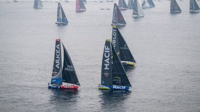 Vendée Globe. Dès le départ, un bateau fait demi-tour et prend du retard