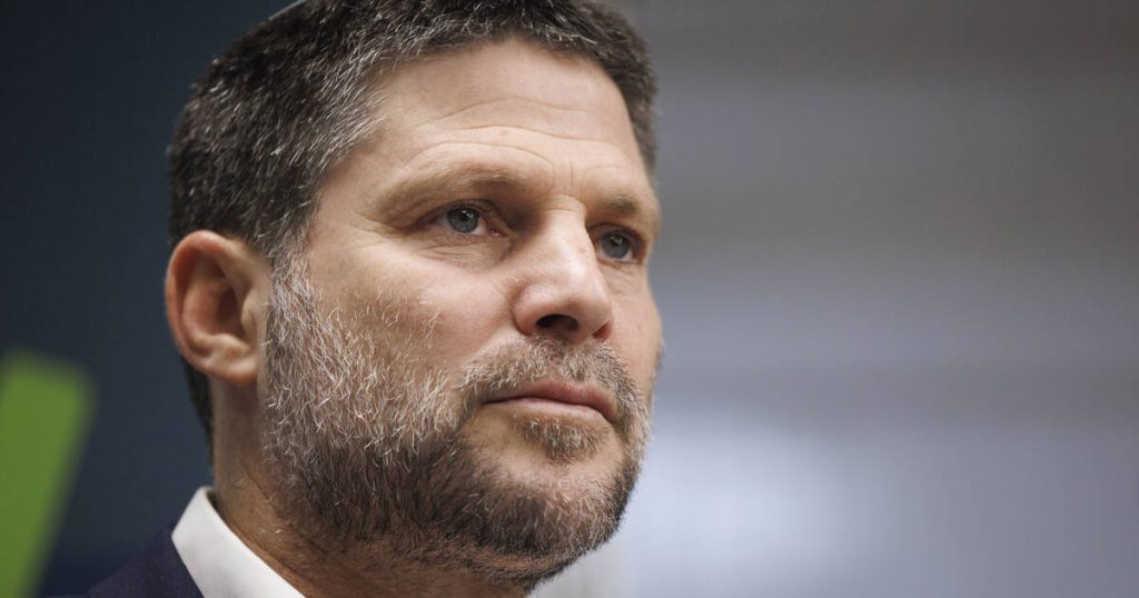 La FIDH est prête à porter plainte contre le ministre israélien Bezalel Smotrich pour « complicité de torture » – Libération