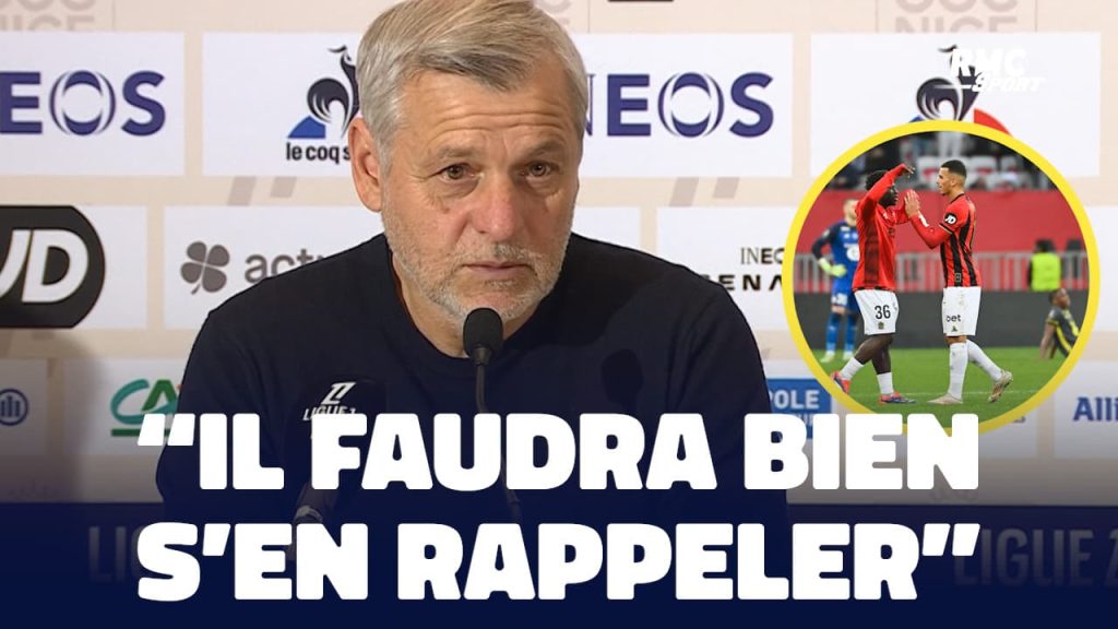 Nice 2-2 Losc : « Il faudra retenir ça », Genesio un peu agacé par le nul concédé – RMC Sport