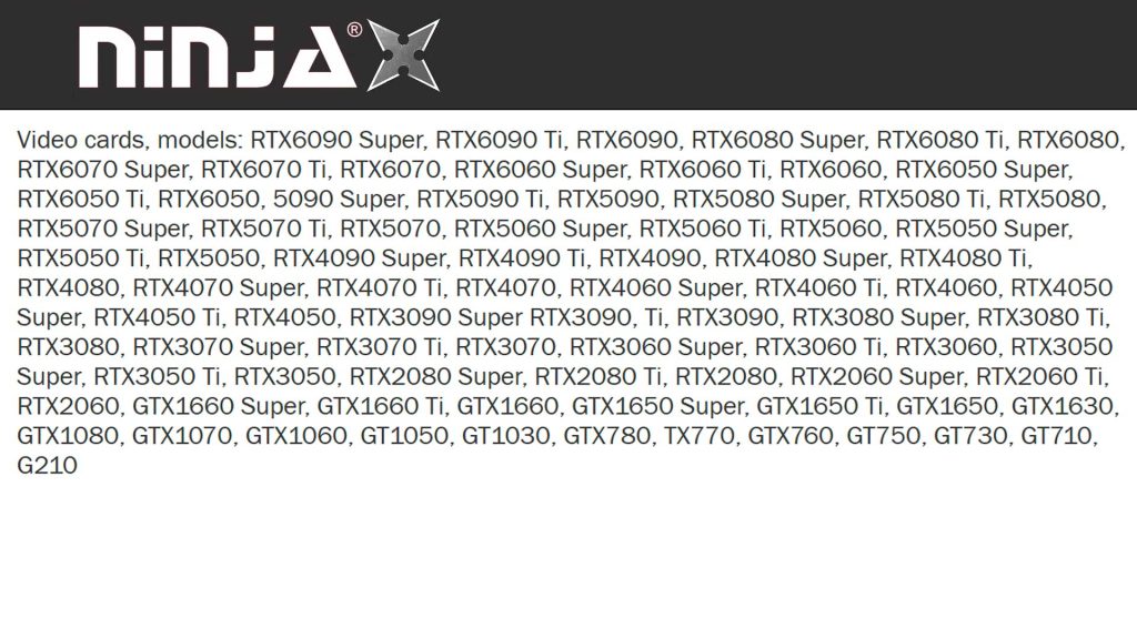 Ninja discute des GeForce RTX 5090 et 6090 Ti et SUPER