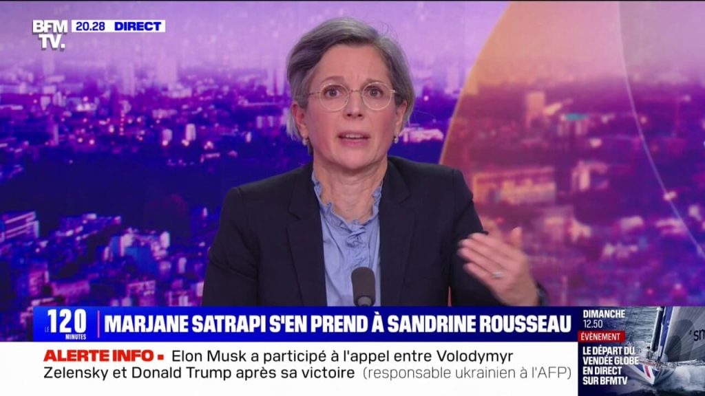 Sandrine Rousseau répond à l’auteure et réalisatrice franco-iranienne Marjane Satrapi