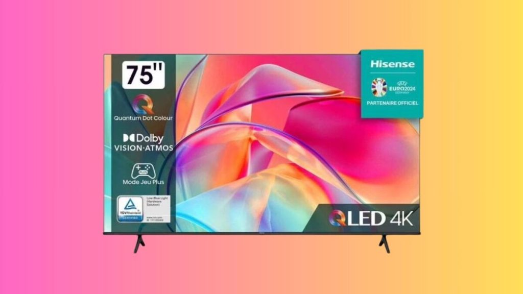 Électro Dépôt : nouvel arrivant au rayon TV avec le modèle QLED 75″ Hisense noté 4,7 sur 5