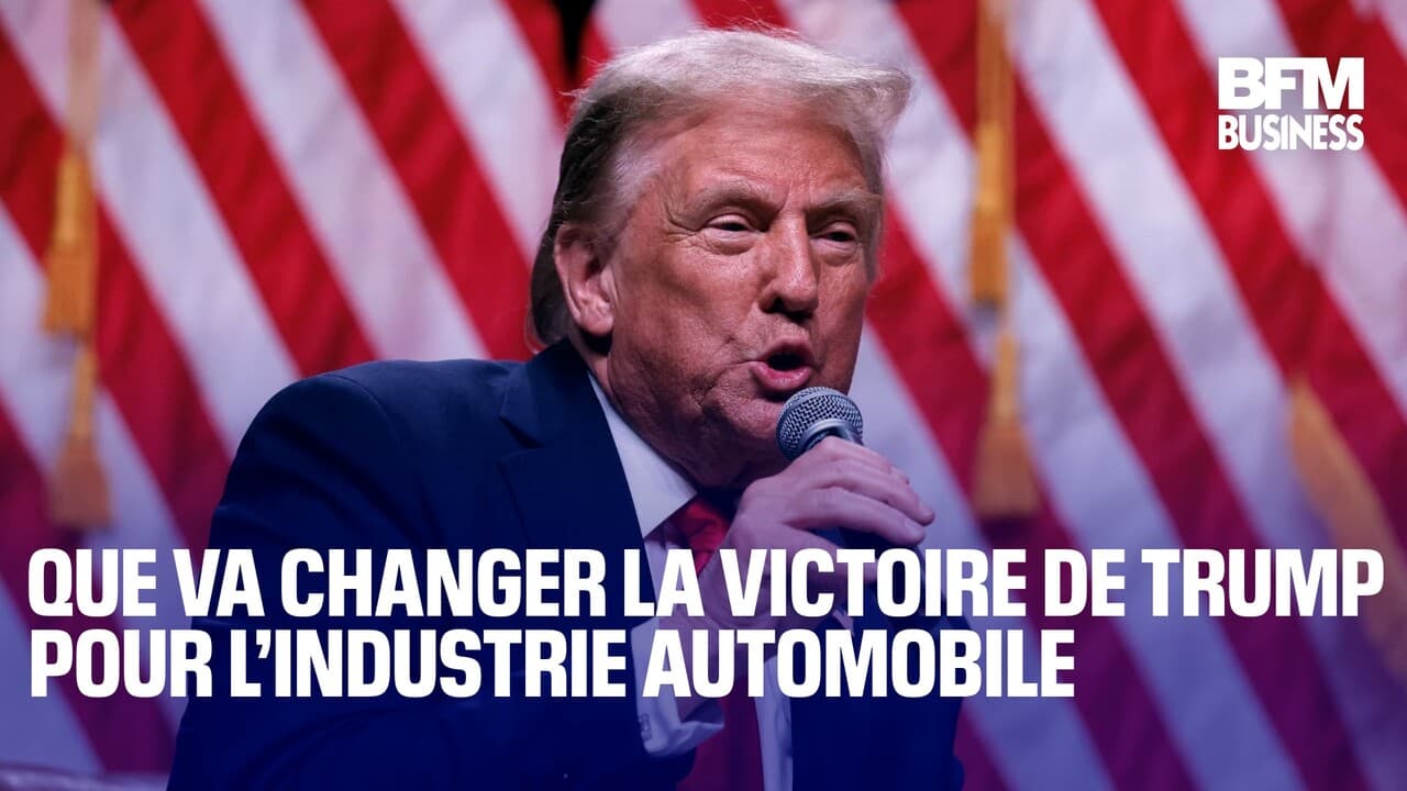 Que va changer la victoire de Trump pour l’industrie automobile – BFM Business