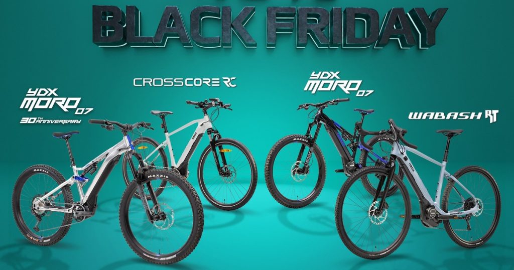 Yamaha brade ses vélos électriques pour le Black Friday