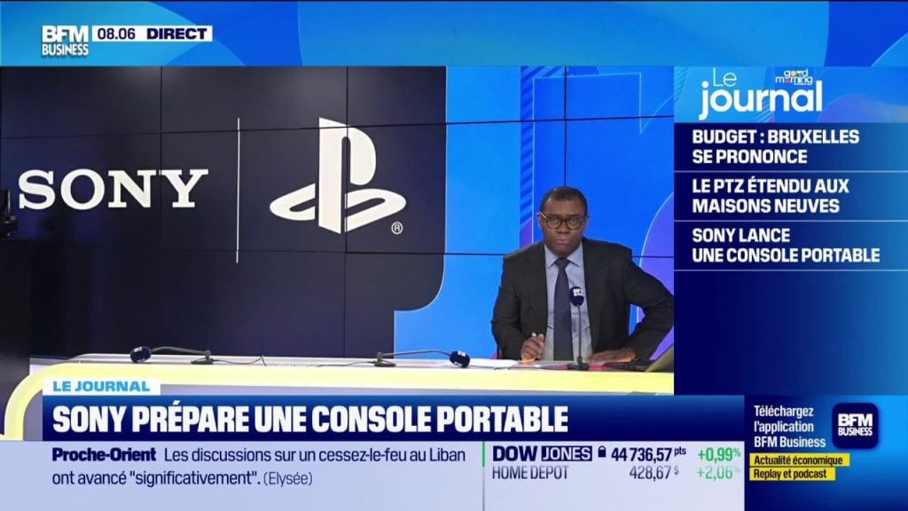 Sonny prépare une console portable – BFM Business