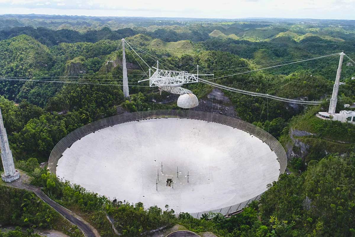 C’est ce qui est réellement arrivé à l’Observatoire d’Arecibo