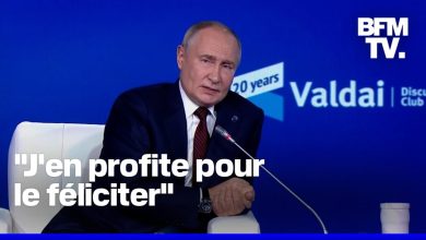 Vladimir Poutine félicite Donald Trump pour sa victoire et se dit prêt à discuter avec lui – BFMTV