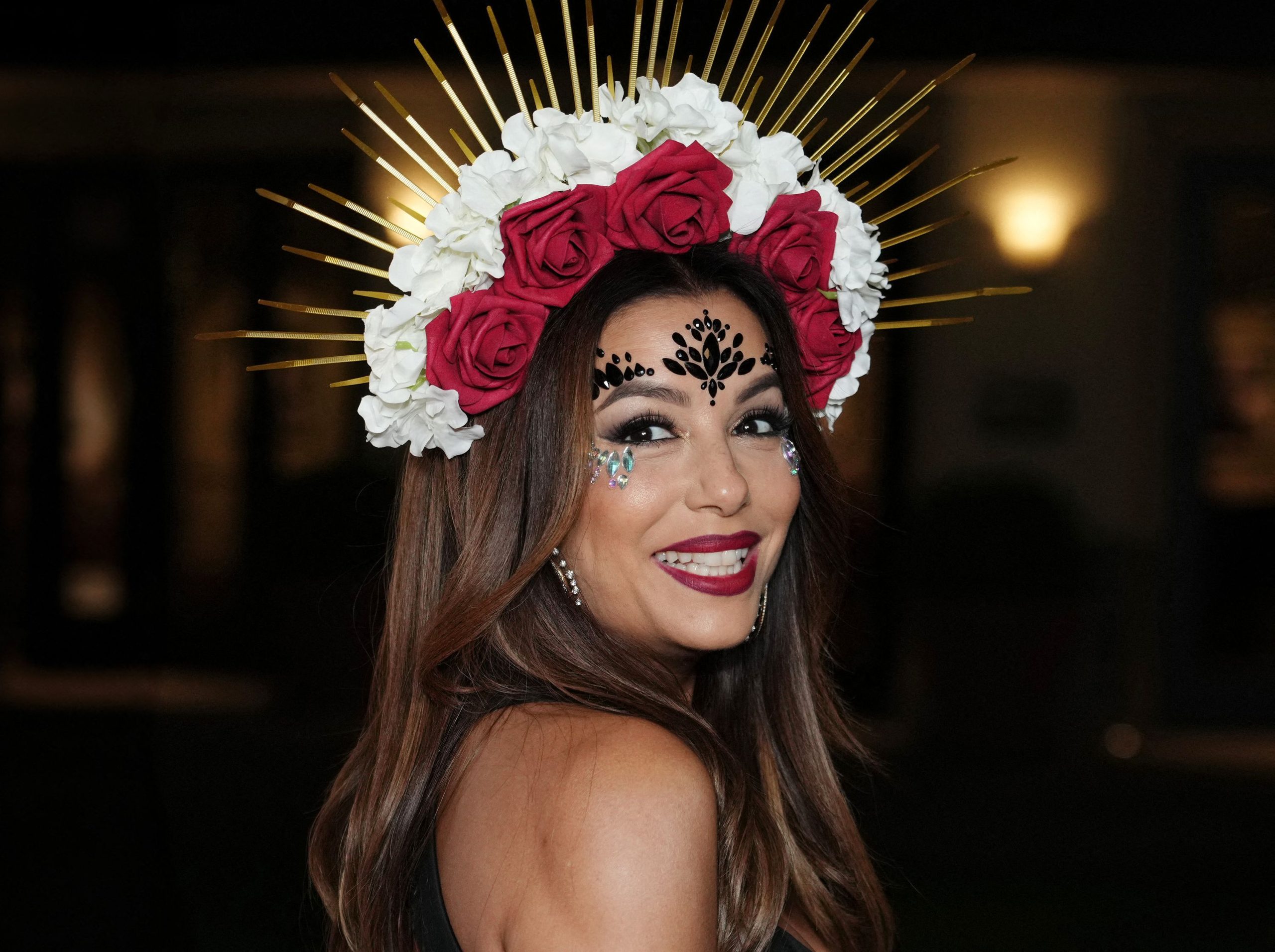 Eva Longoria, beauté fatale pour Dia de Los Muertos