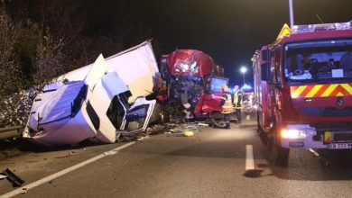 après une collision entre deux camions, l’autoroute A1 s’est arrêtée sur des dizaines de kilomètres dans le sens Paris-Lille