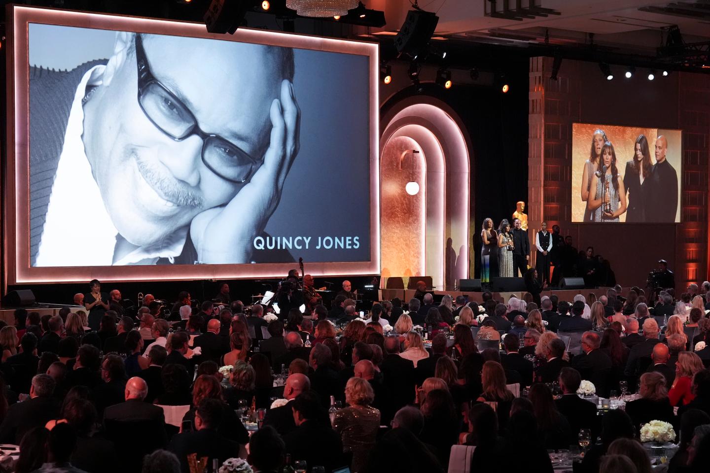 Quincy Jones a reçu un Oscar honorifique à titre posthume pour l’ensemble de sa carrière.