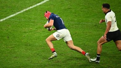 Louis Bielle-Biarrey a flashé à 35 km/h lors de son essai face aux All Blacks samedi soir