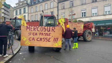 Mobilisation des agriculteurs : les tracteurs reviennent au centre-ville de Limoges