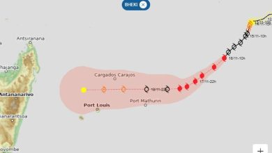 Le système Bheki est désormais un cyclone tropical