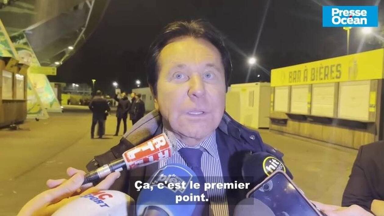 VIDÉO. Waldemar Kita évoque la situation difficile du FC Nantes et l’avenir de son entraîneur