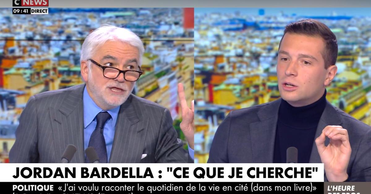 Jordan Bardella et Pascal Praud croisent le fer sur CNews