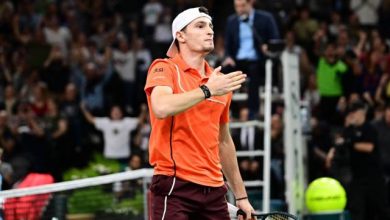 Vainqueur de Karen Khachanov, Ugo Humbert se qualifie pour la finale à Bercy, sa première en Masters 1000 – L’Équipe